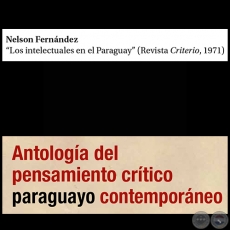 Los Intelectuales en el Paraguay - Por NELSON FERNÁNDEZ - Páginas 64 al 168